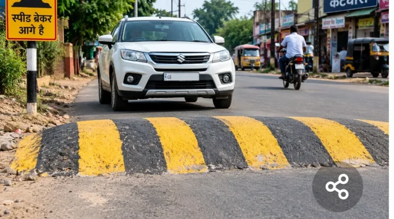 कटघोरा में जगह-जगह बने ऊँचे स्पीड ब्रेकर बढ़ा रहे परेशानी, रीढ़ और कमर के मरीजों की मुश्किलें गंभीर